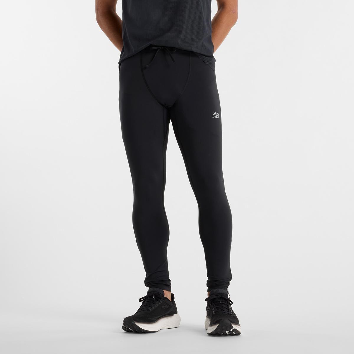 Calzas Largas Running Hombre New Balance Sleek Tight Negra-6