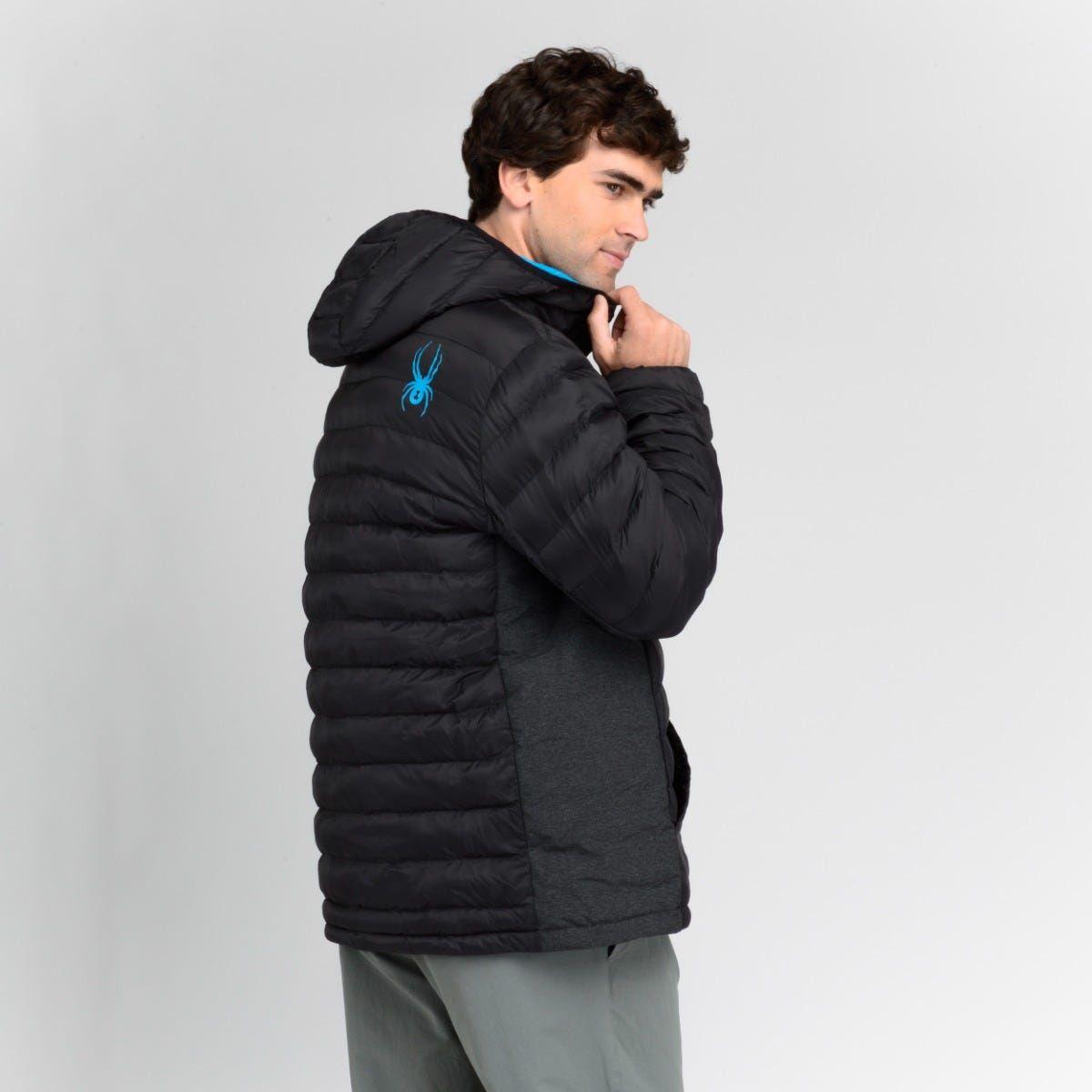 Parka Outdoor Hombre Spyder Speed Negra-1