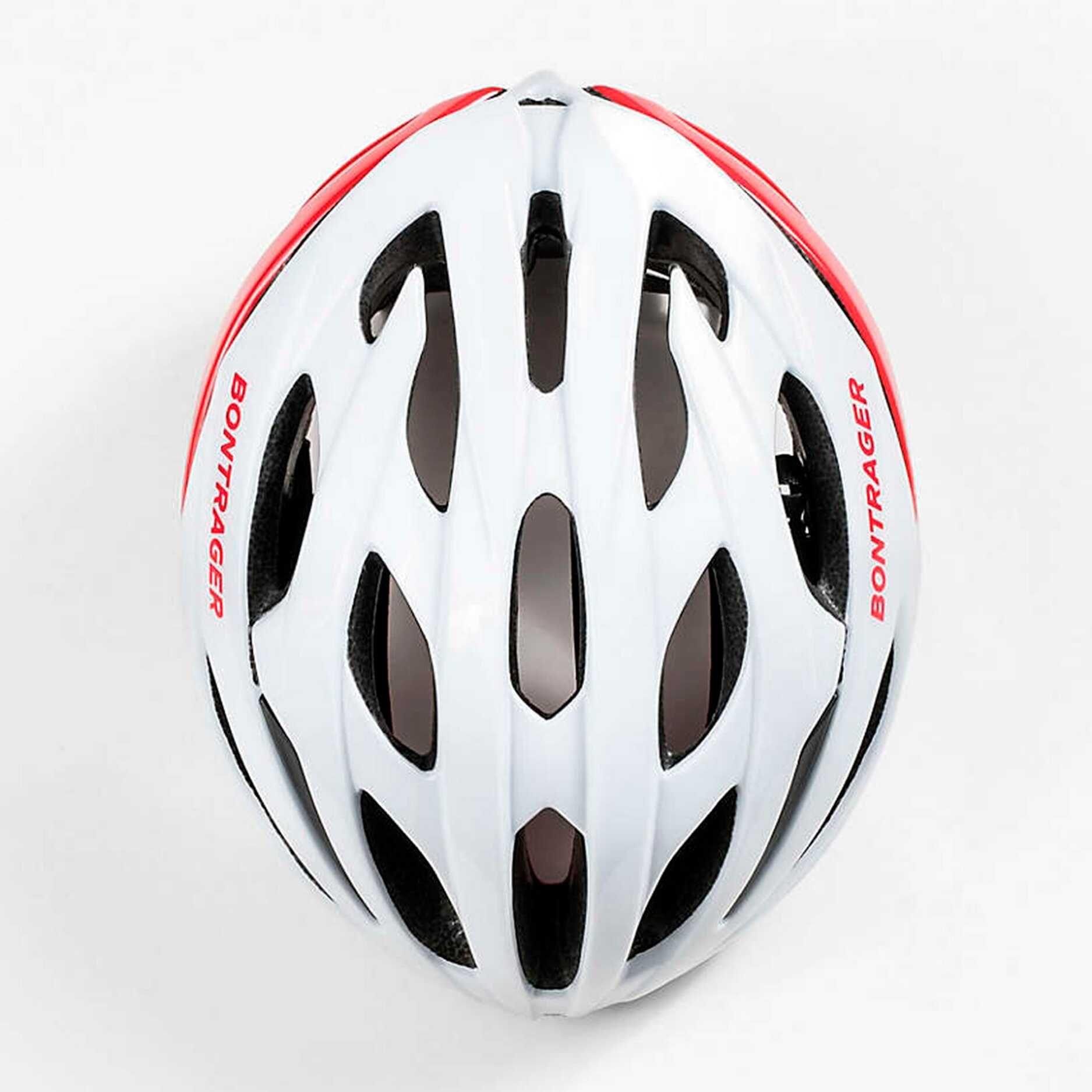 Casco Ciclismo Ruta Hombre Bontrager Starvos CPSC Blanco M-3