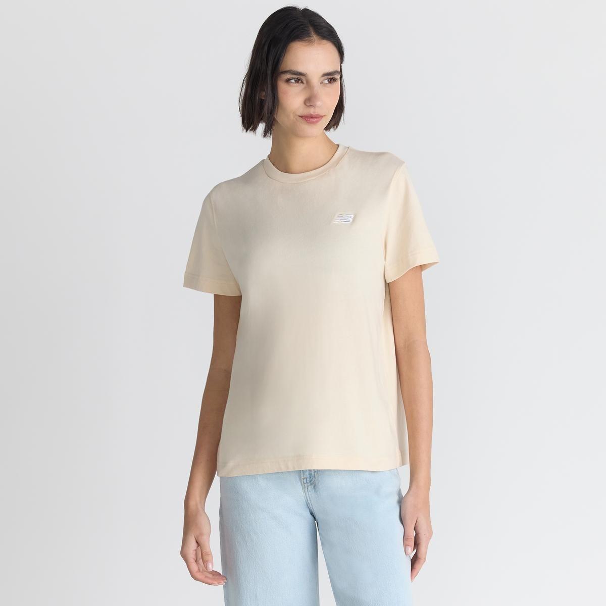 Polera Lifestyle Mujer New Balance Sport Essentials Beige-3