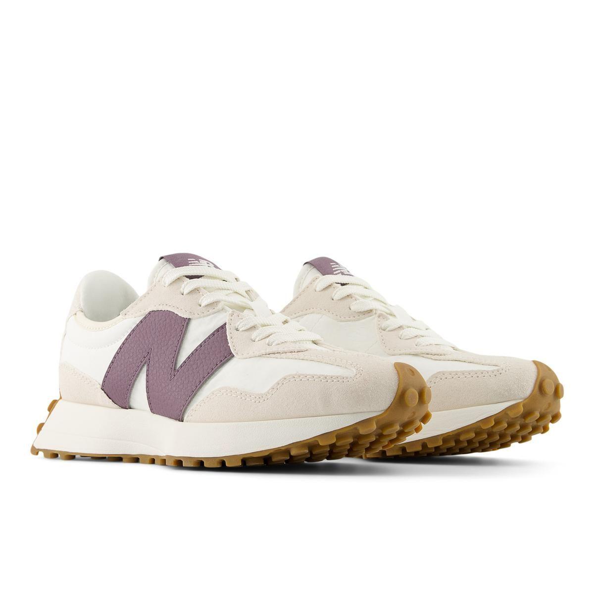 Zapatillas Urbanas Mujer New Balance 327 Blance/Beige-3