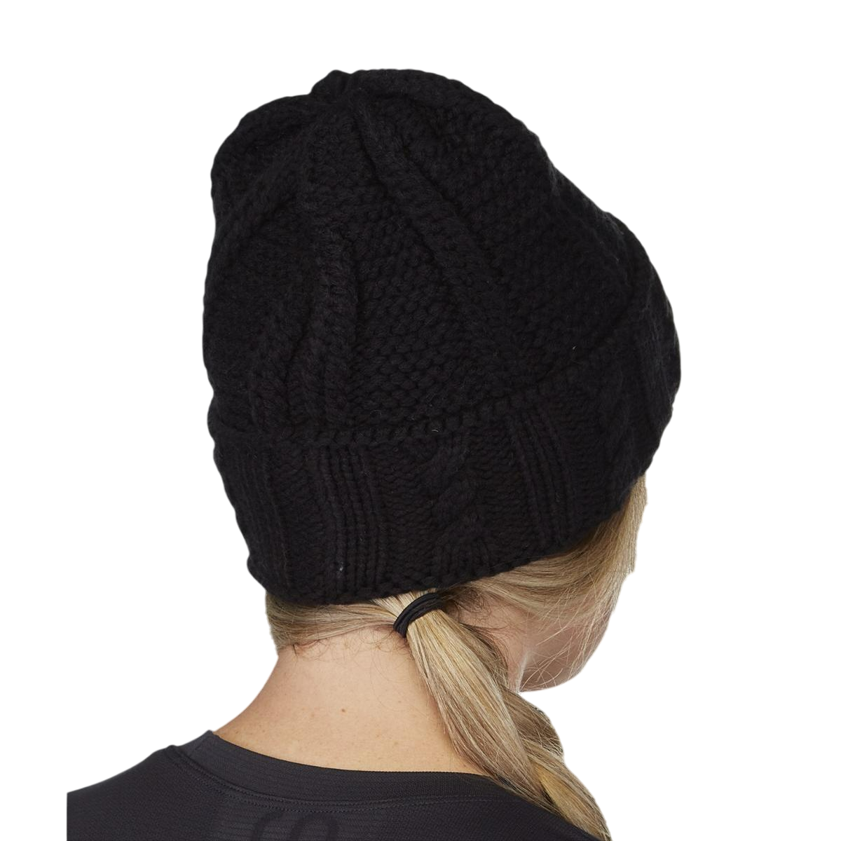 Gorro Outdoor Mujer Spyder Cable Knit Negro-1