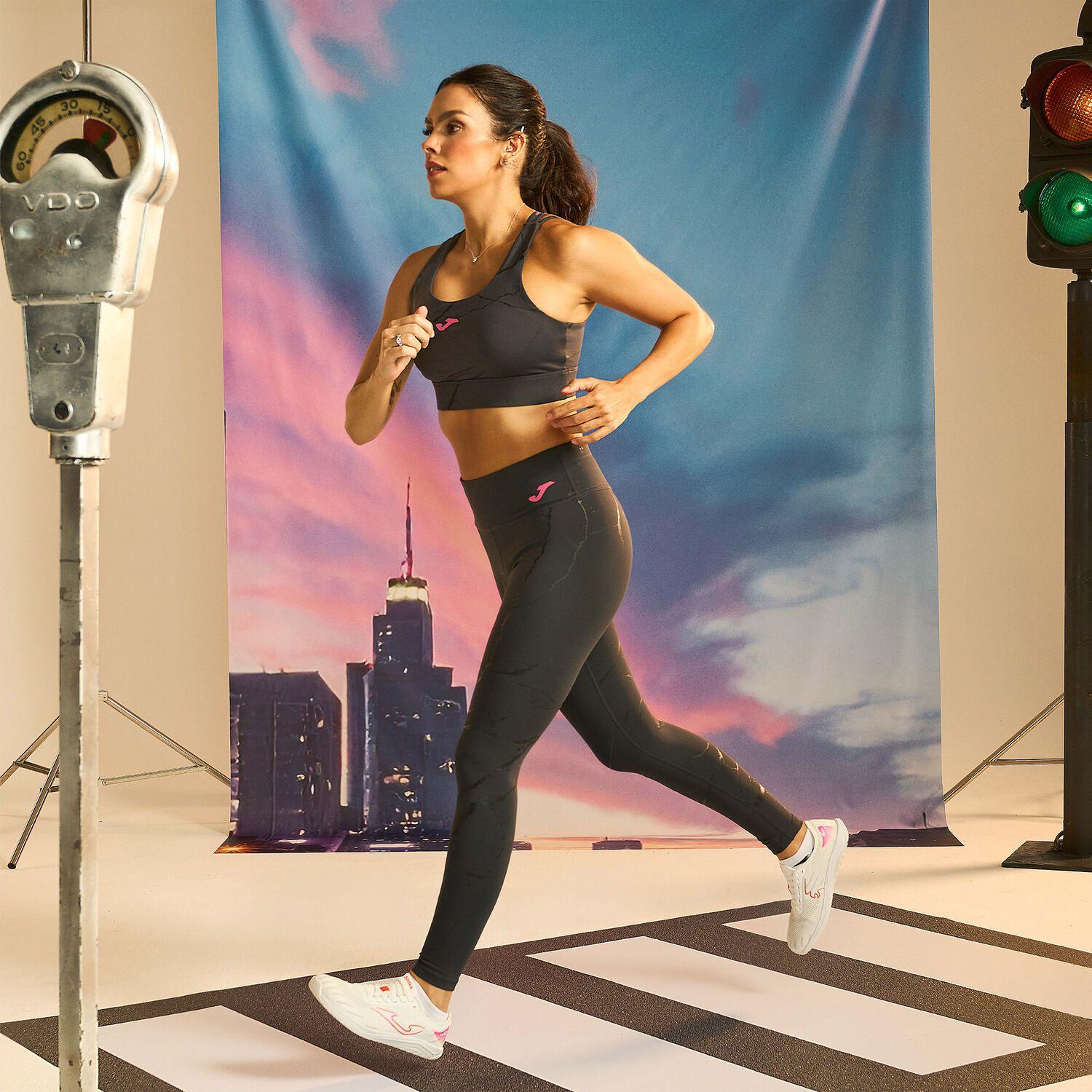 Calza Larga Entrenamiento Mujer Joma R-Night Antracita Gris-5