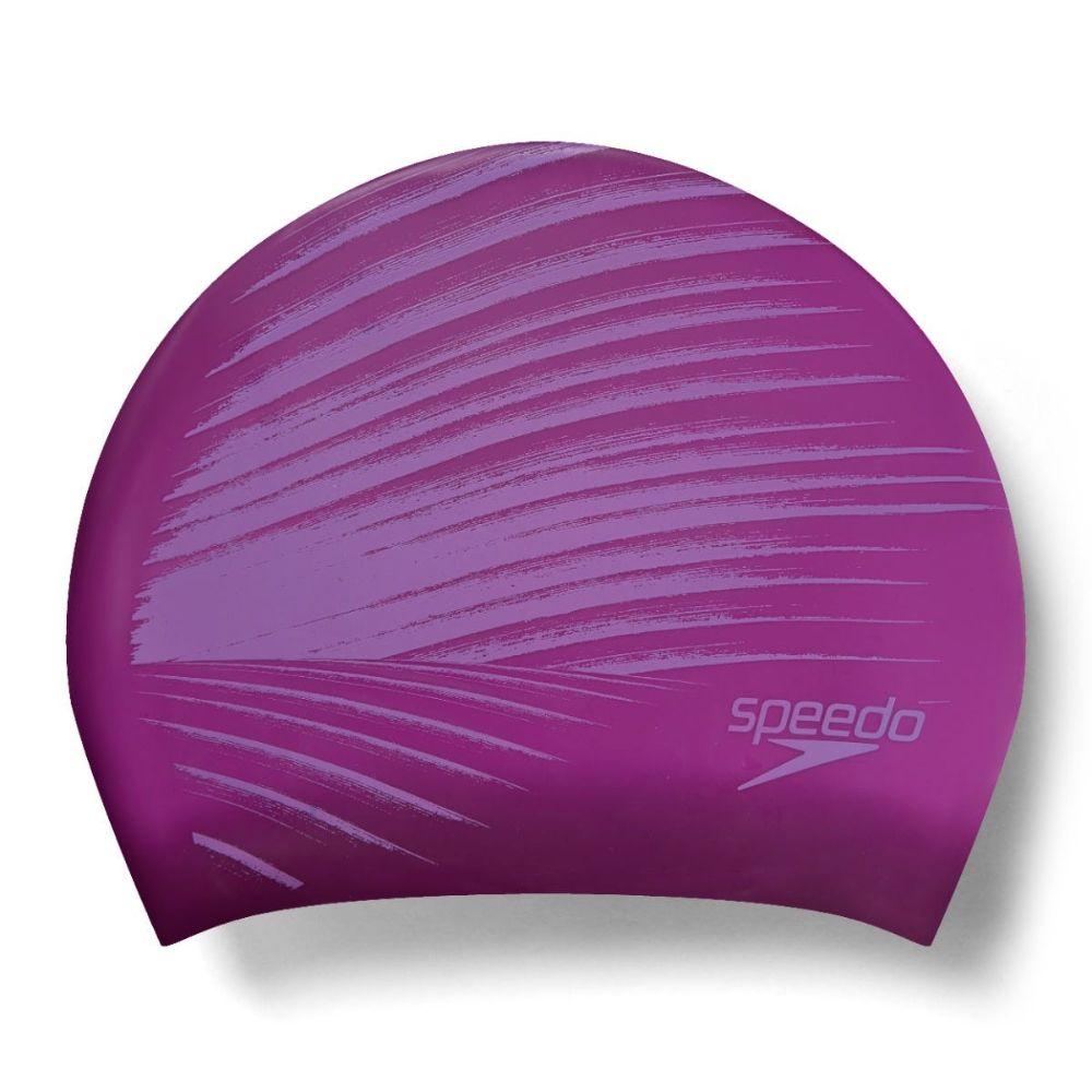 Gorro Natación Speedo Long Hair Cap Rosado-0