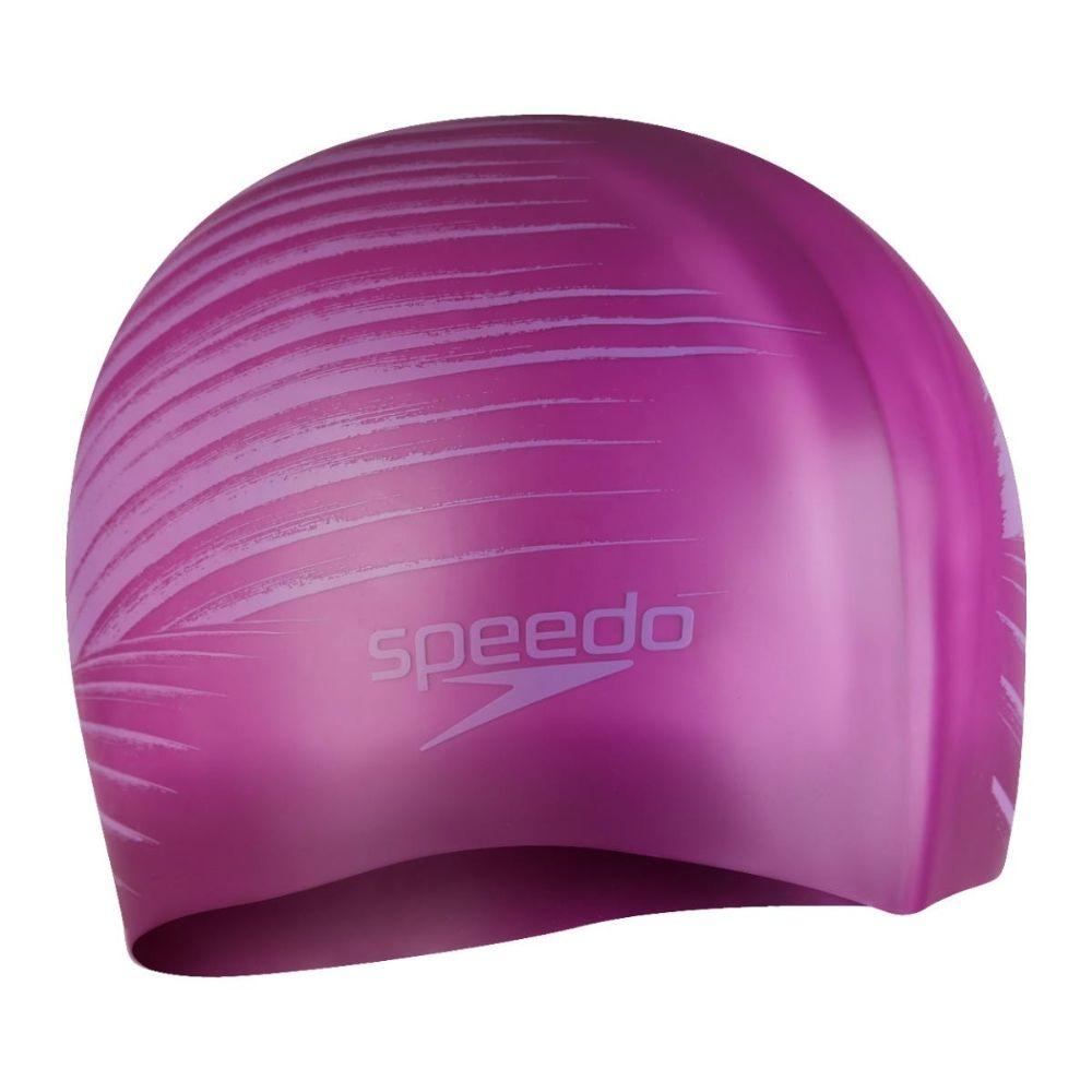 Gorro Natación Speedo Long Hair Cap Rosado-1