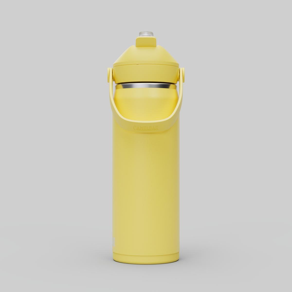 Botella Camelbak Straw 600 ml Acero Inoxidable Amarilla-2