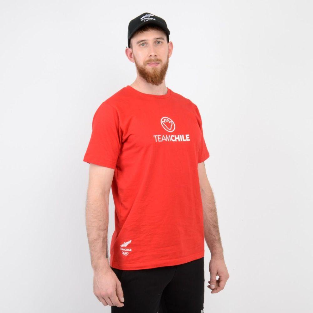 Polera Hombre Team Chile Roja-1