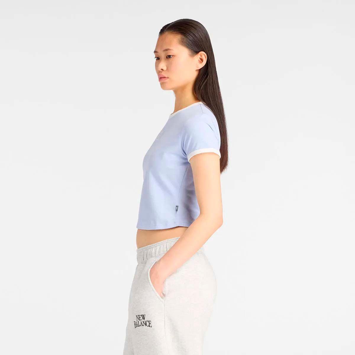 Polera Lifestyle Mujer New Balance Trackside Ringer T-Shirt-2