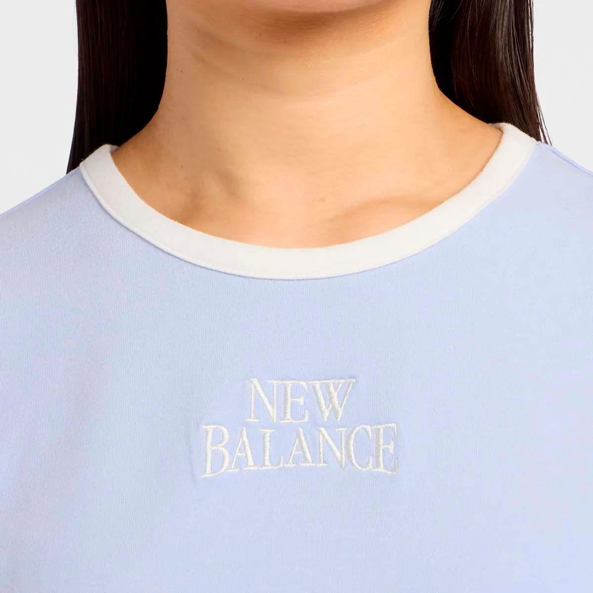 Polera Lifestyle Mujer New Balance Trackside Ringer T-Shirt-3