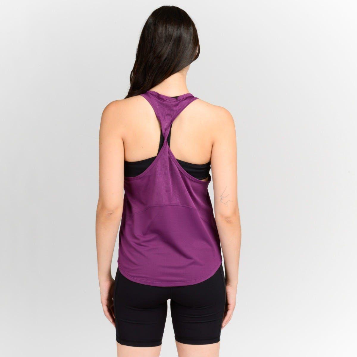 Polera Sin Mangas Entrenamiento Mujer Spyder Backcountry Pur-2