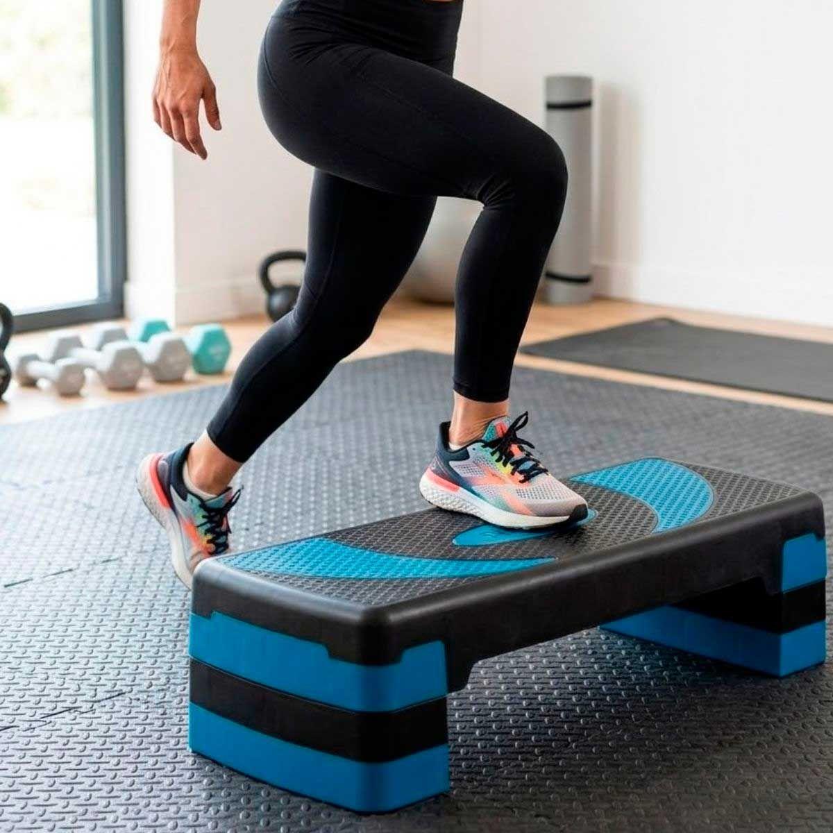 Step Aerobico Blu Fit Azul-2
