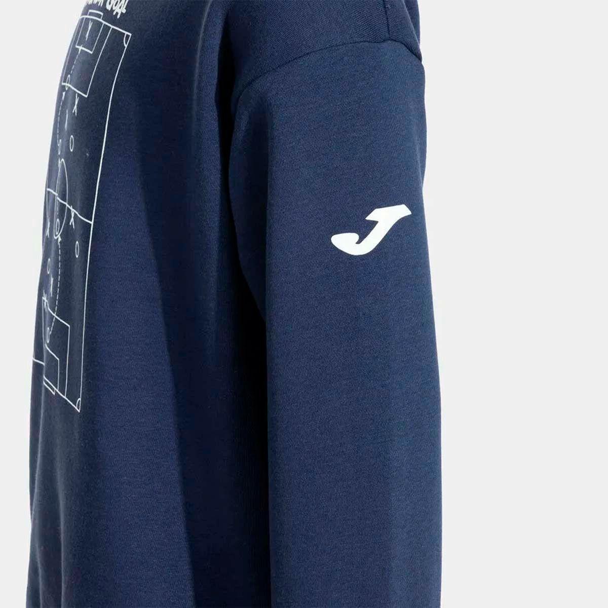 Poleron Niños Joma Camp Sweatshirt Azul-4