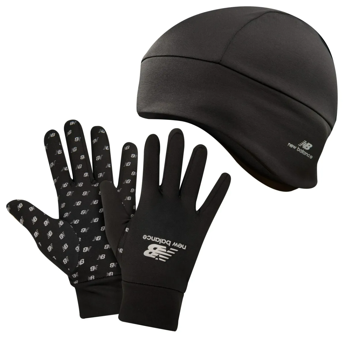 Set Guantes y Gorro Unisex New Balance Negro-0