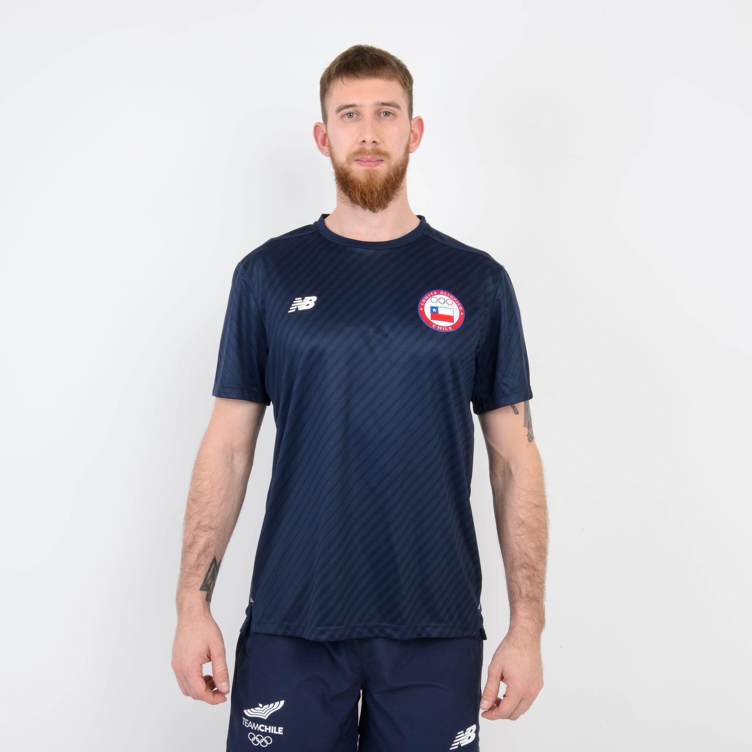 Polera Running Hombre New Balance Team Chile-0