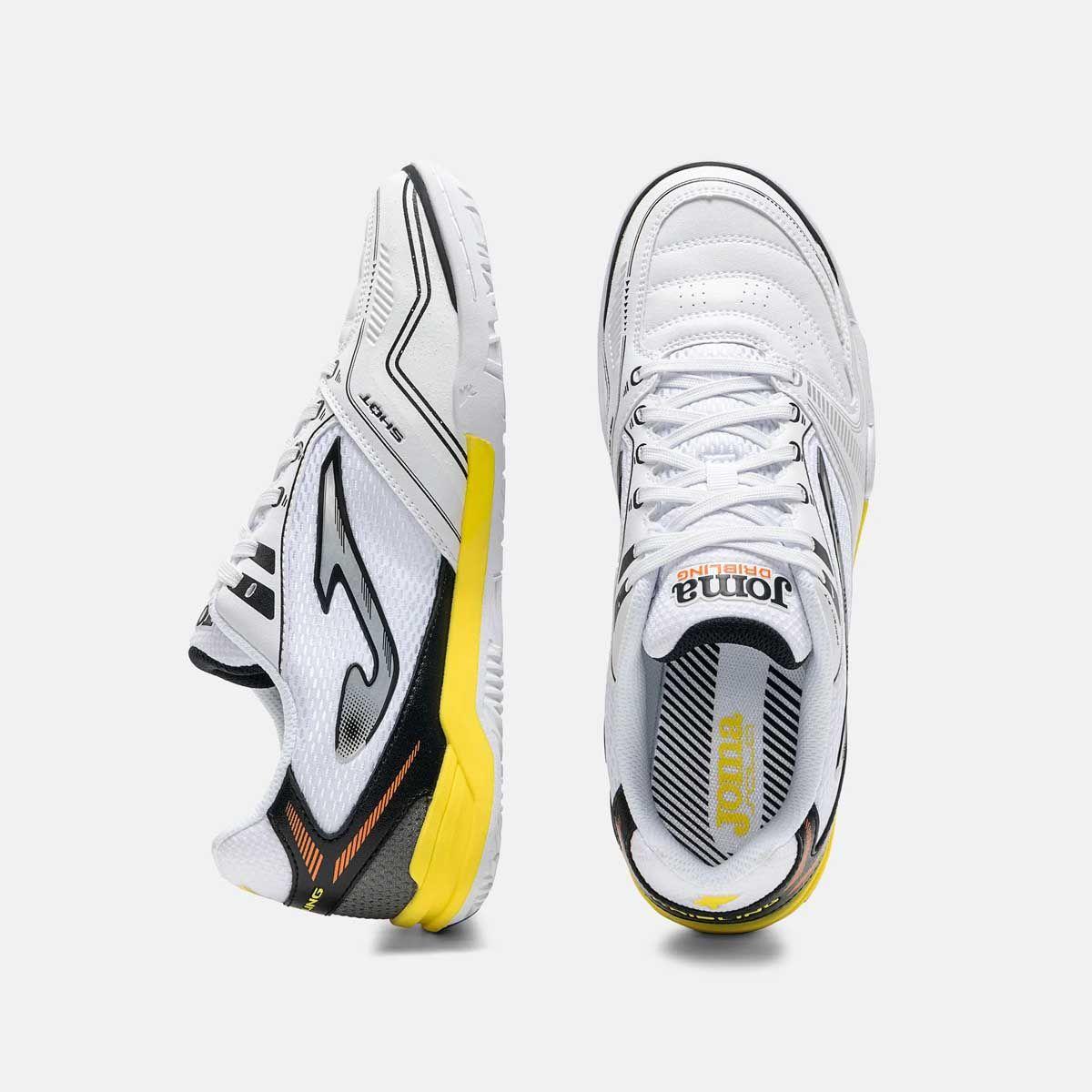 Zapatillas Futsal Hombre JOMA Dribling 26 Blancas/Amarillas-2
