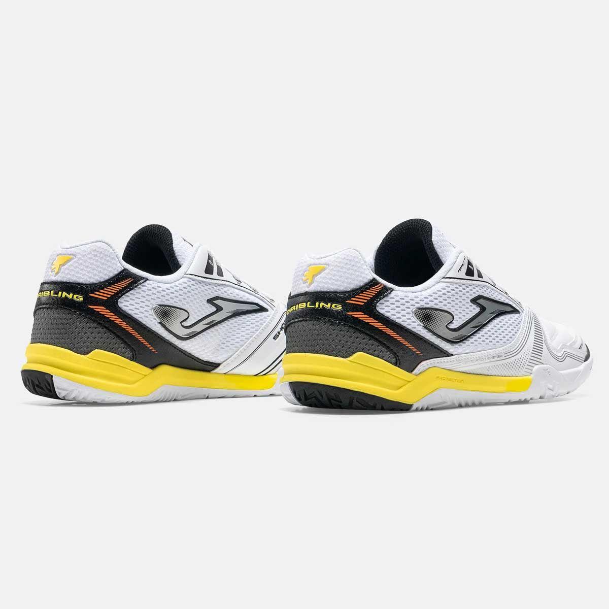 Zapatillas Futsal Hombre JOMA Dribling 26 Blancas/Amarillas-3