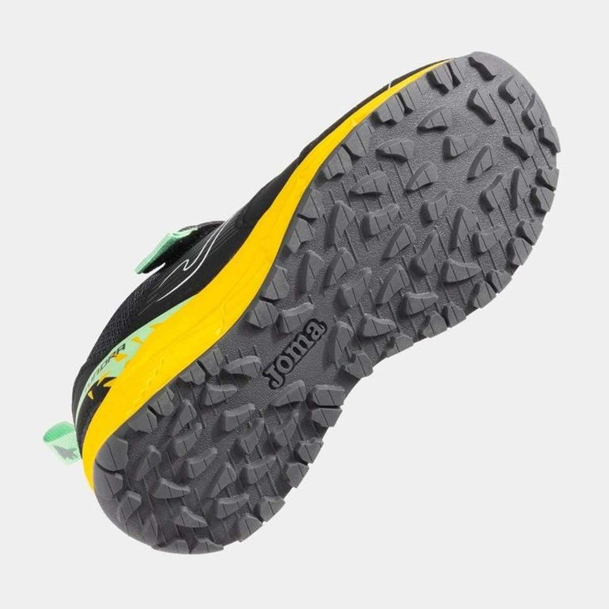 Zapatillas Trail Running Niños Joma Tundra Jr 25 Negra-4