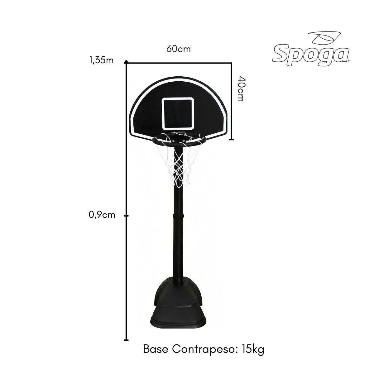 Aro Básquetbol Fijo Spoga Kids Hoop Aro 28cm-2