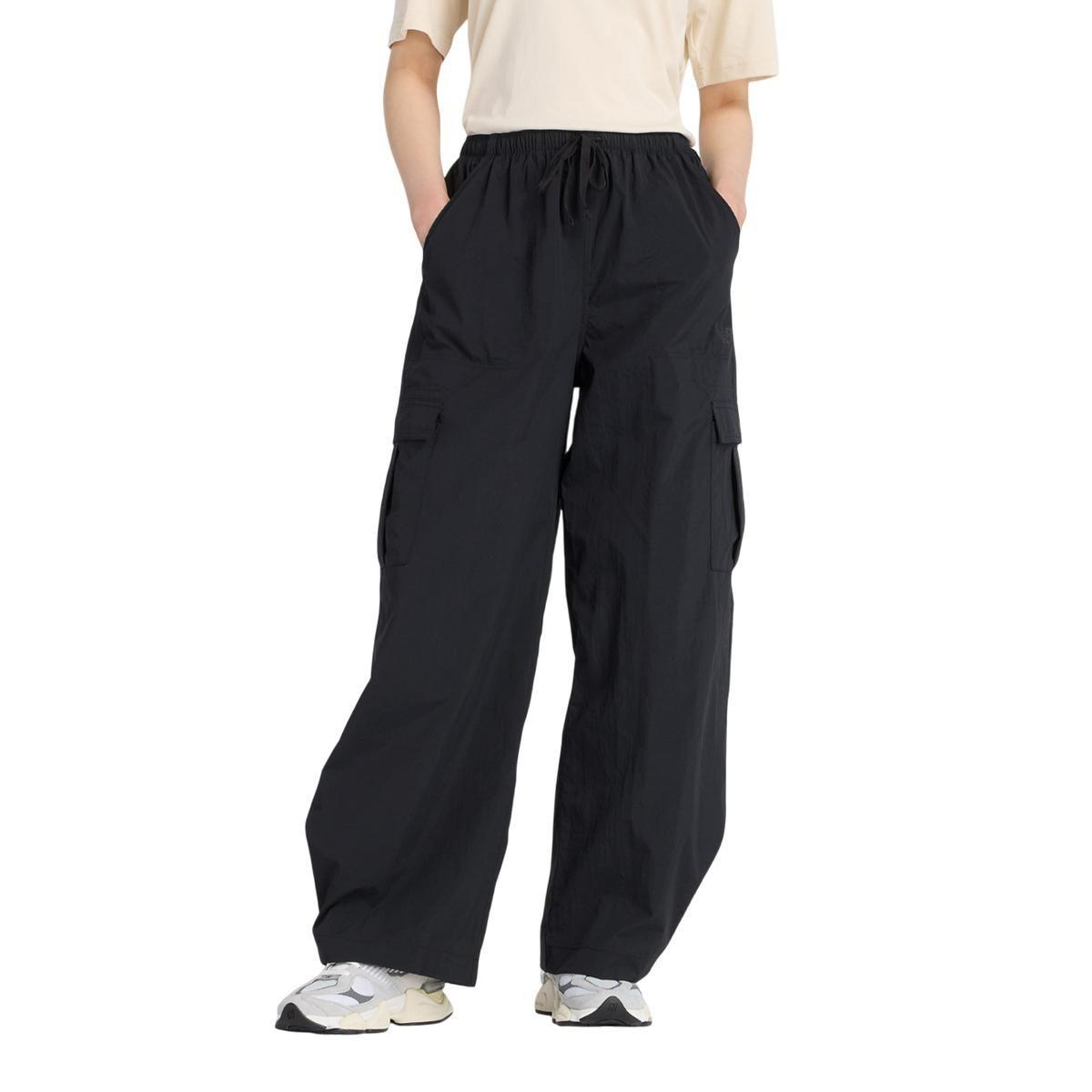 Pantalón Lifestyle Mujer New Balance Woven Cargo Negro-0