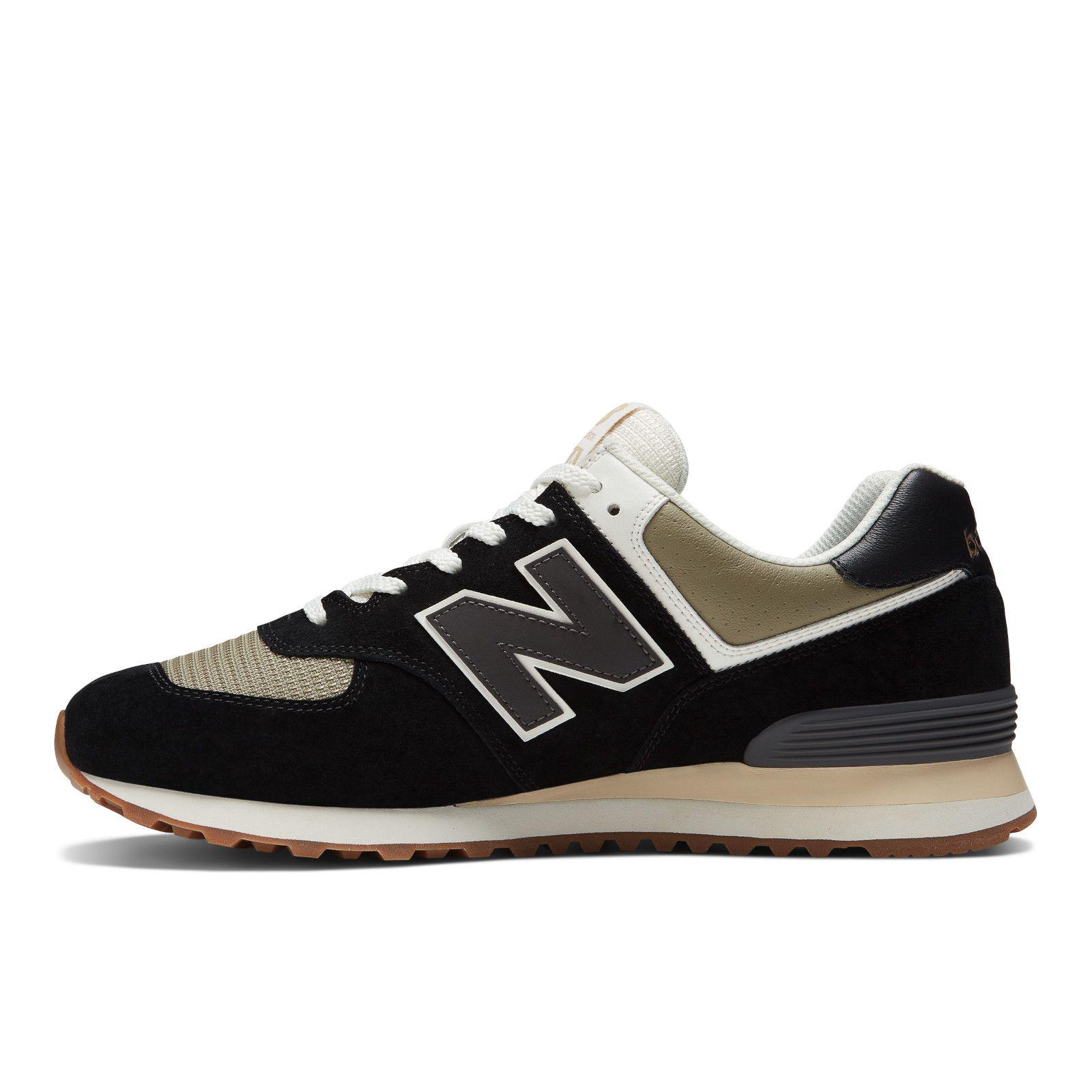 Zapatillas Hombre Lifestyle New Balance 574 Negro-1