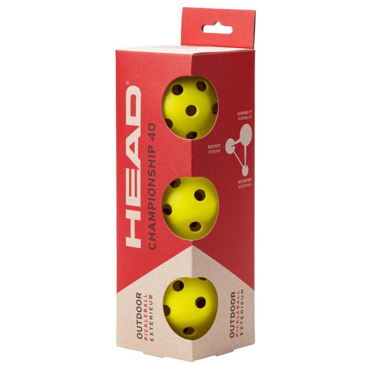 Pelotas Pickleball Head Championship 40 3u Amarilla-0