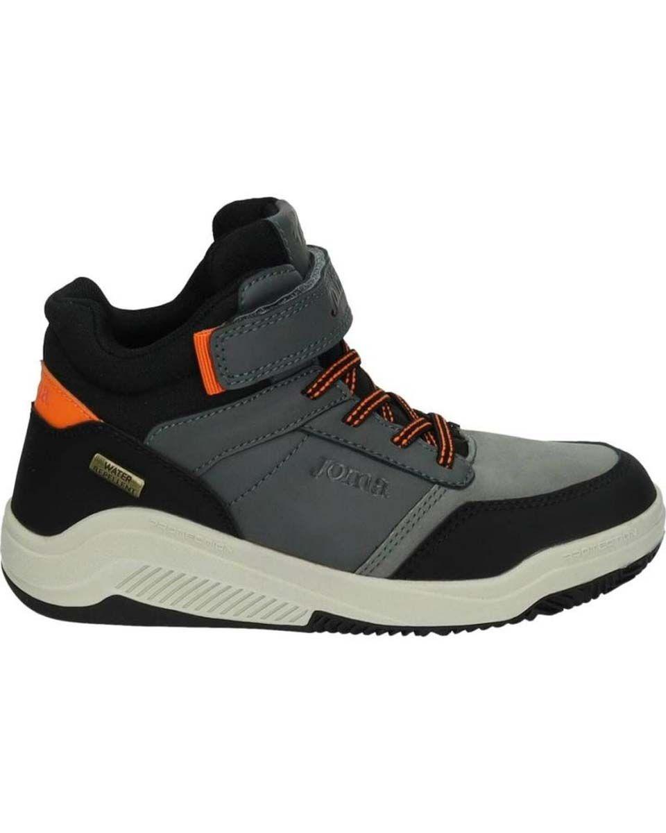 Zapatillas Urbanas Niños Joma Tornado Jr 25 Negra-0