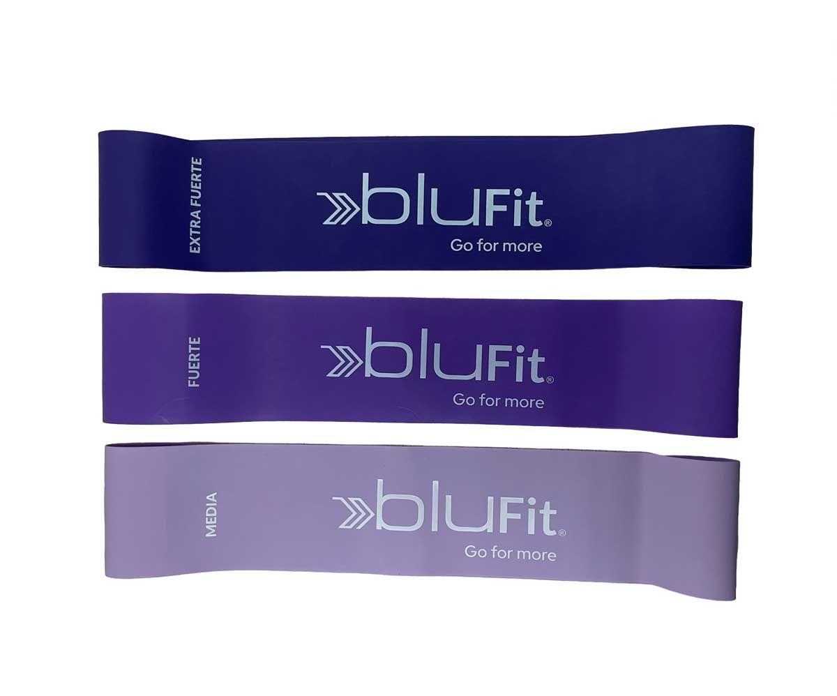 Set Bandas Elasticas Blu Fit loop morado-0