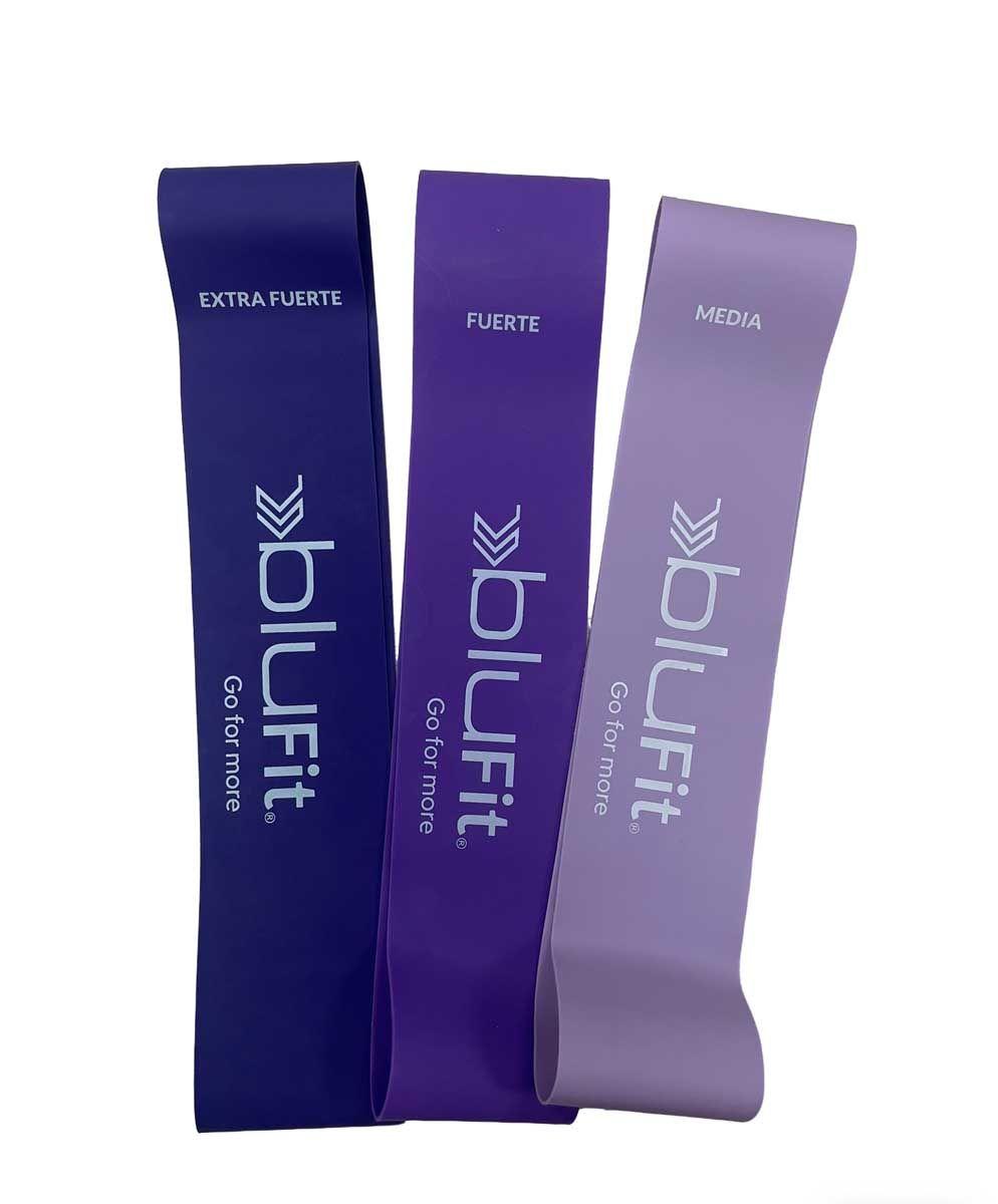 Set Bandas Elasticas Blu Fit loop morado-3
