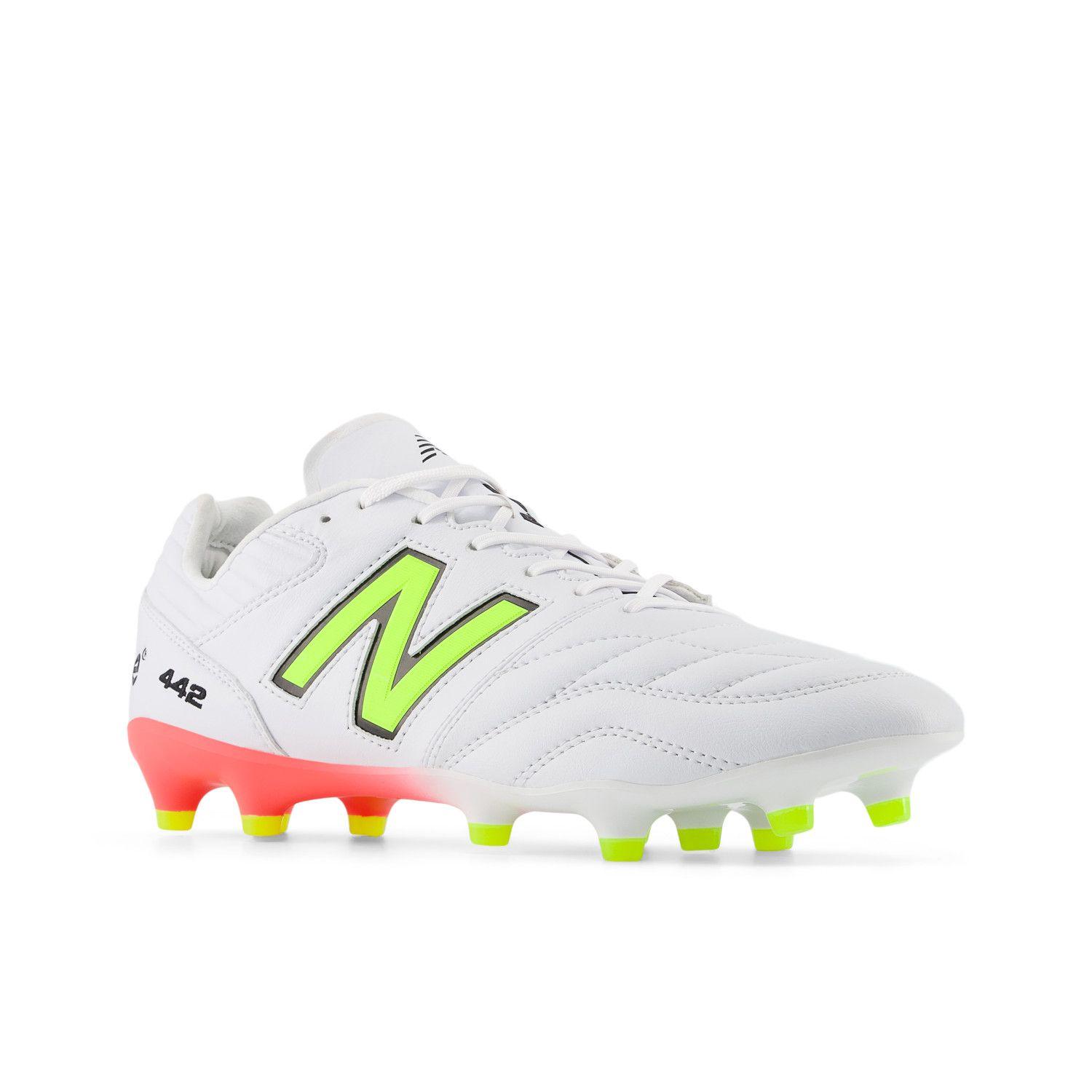 Zapatos Fútbol Hombre New Balance 442 Pro FG v2 Blancas-3