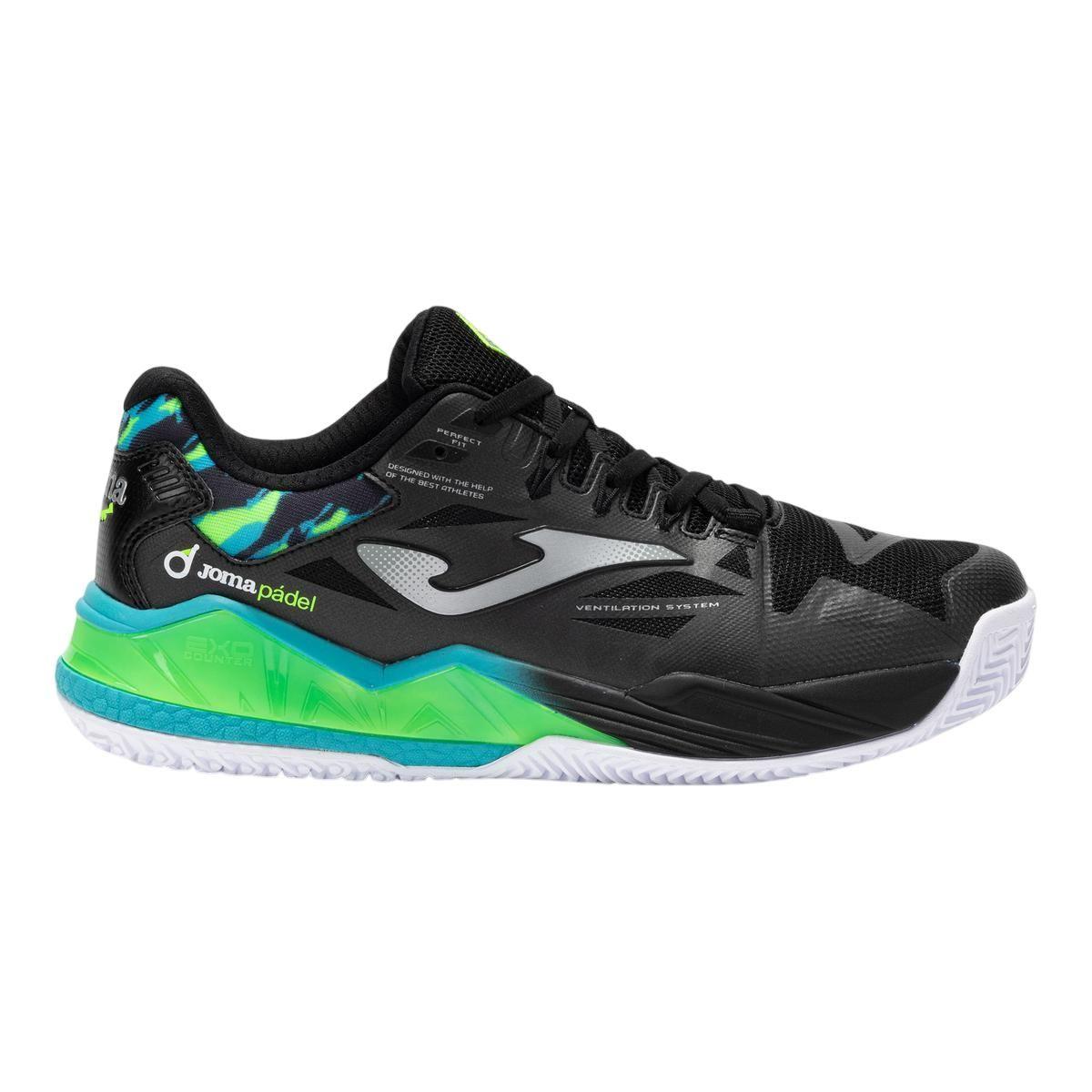 Zapatillas Pádel Hombre Joma Spin Negra-0