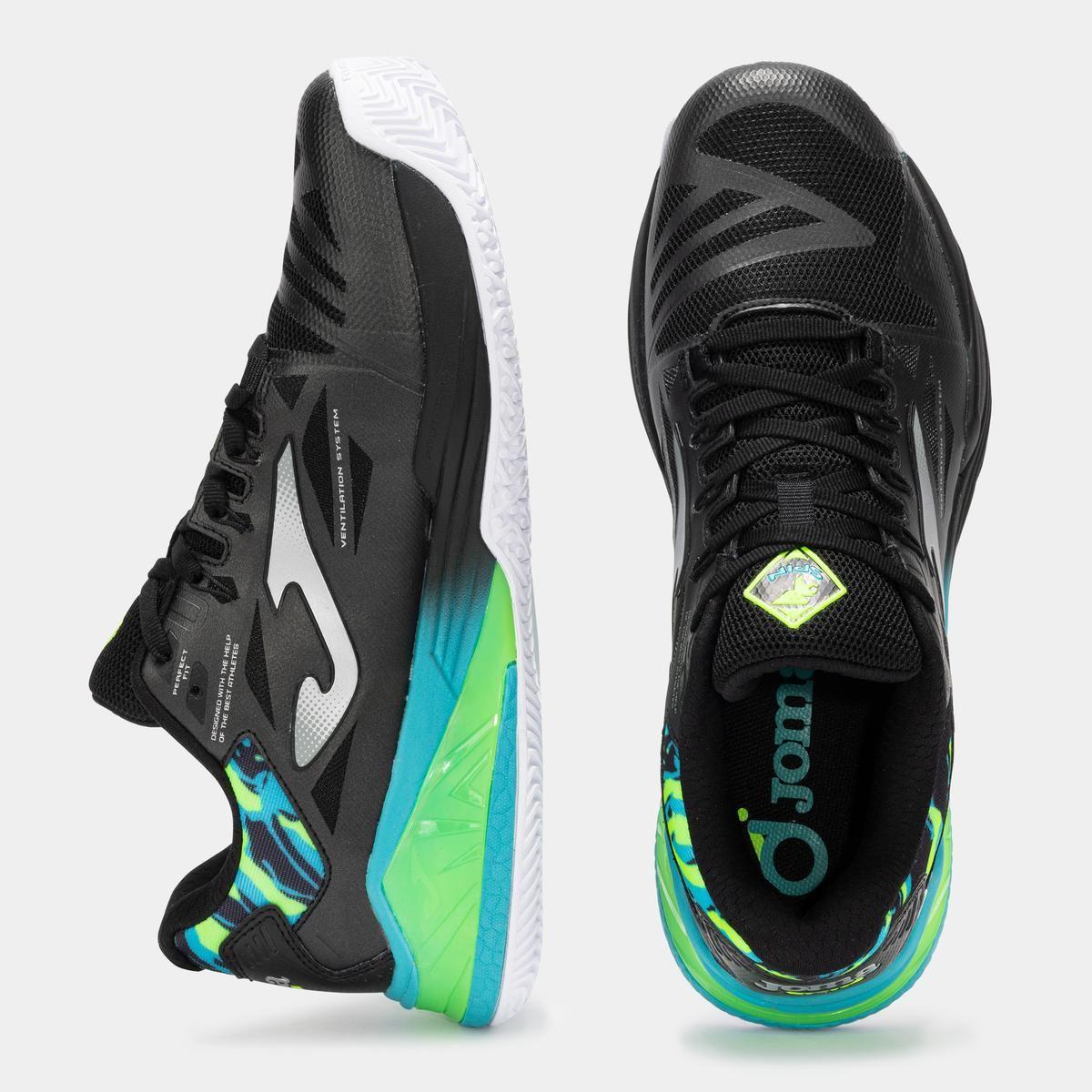 Zapatillas Pádel Hombre Joma Spin Negra-3
