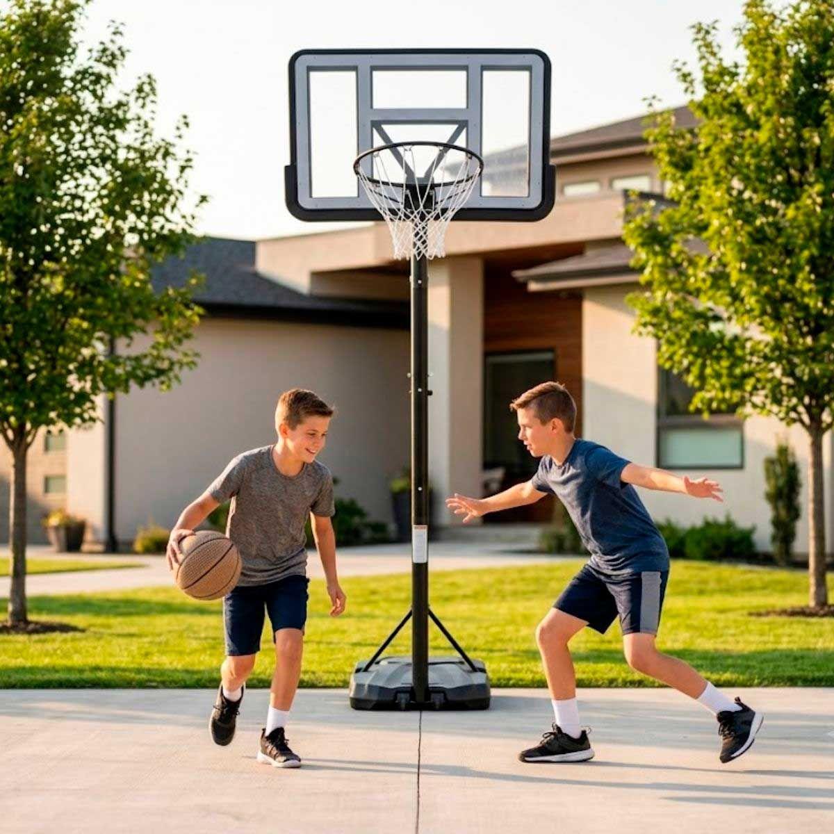 Aro Básquetbol Ajustable Spoga Wall Mount Backboard Aro 40cm-4