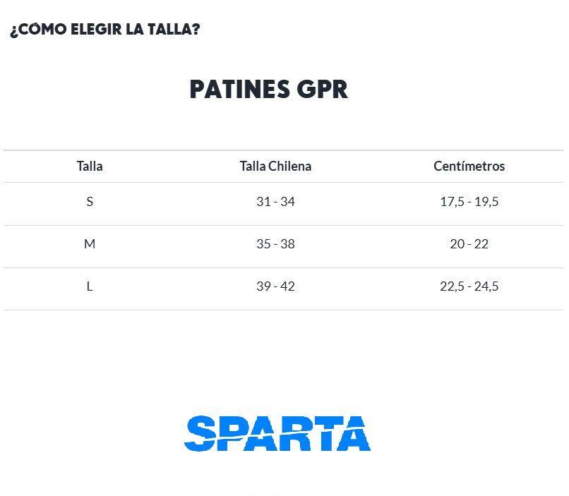 Patines Unisex GPR 4 Ruedas Pro Azul-2