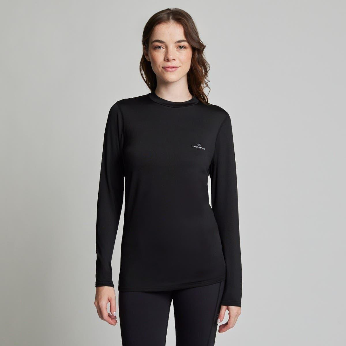 Primera Capa Outdoor Mujer La Tournee Negra-3