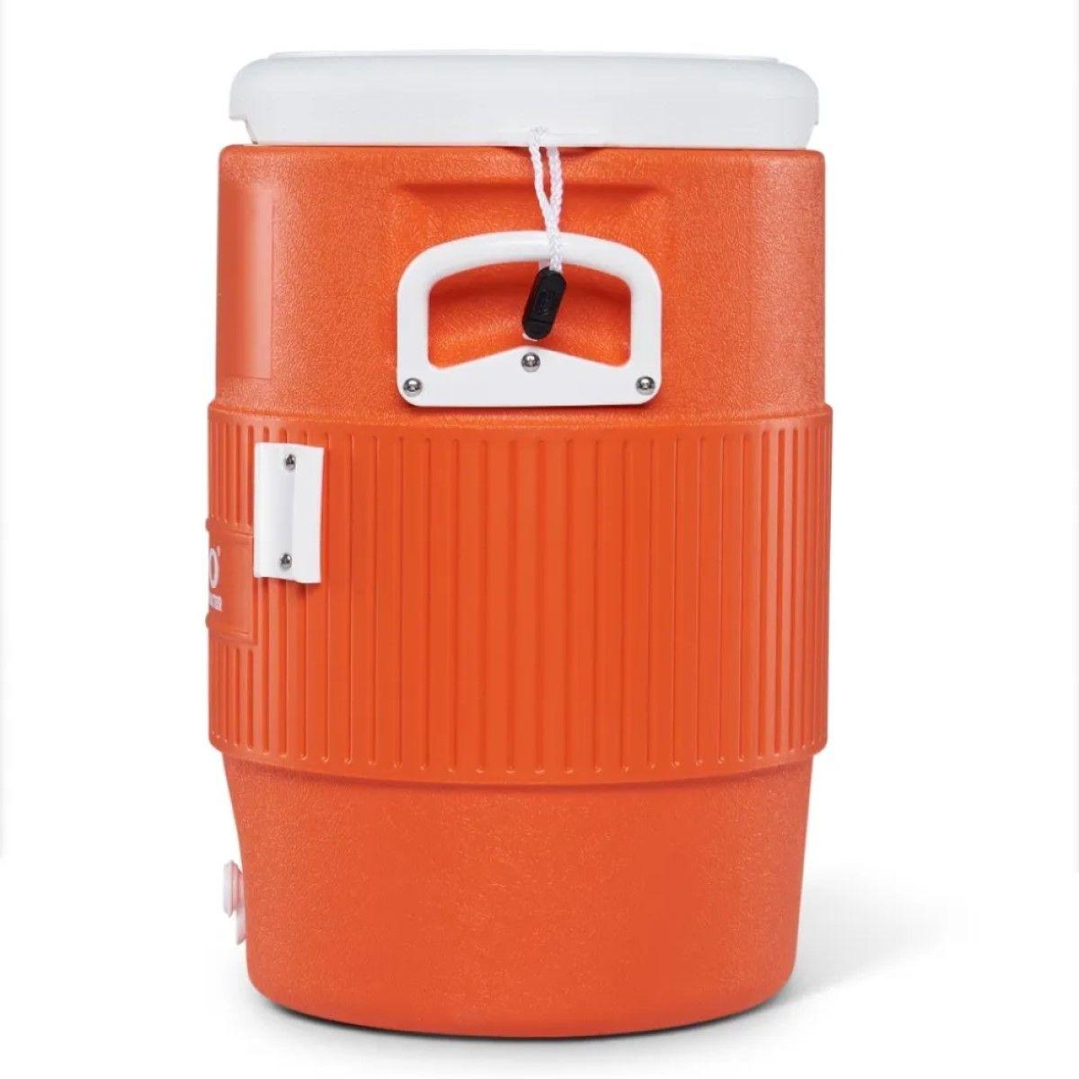 COOLER IGLOO 5 GALOON SEAT TOP 18,9L NARANJO-1