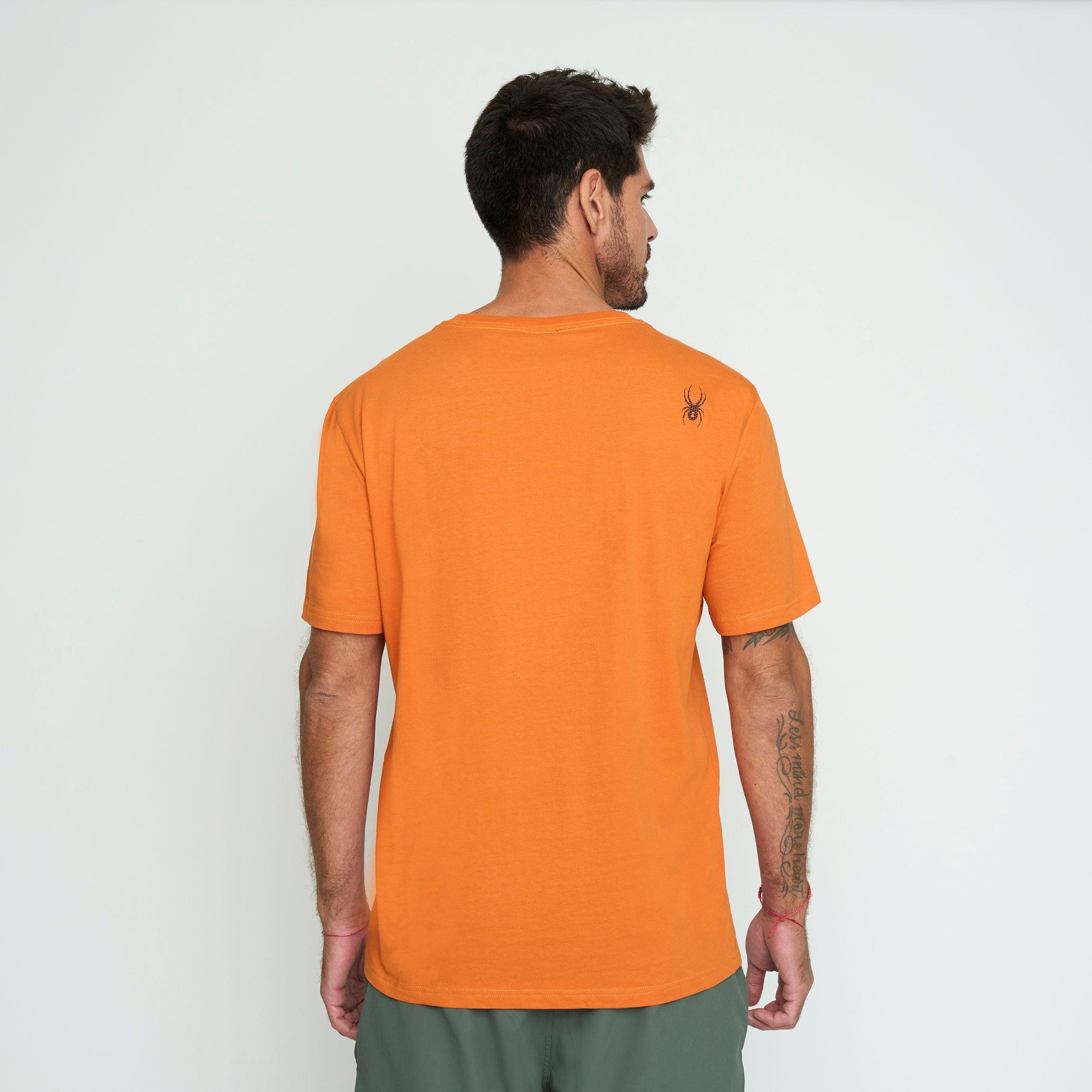 Polera Lifestyle Hombre Spyder Naranja SYMTL01S24OR-2