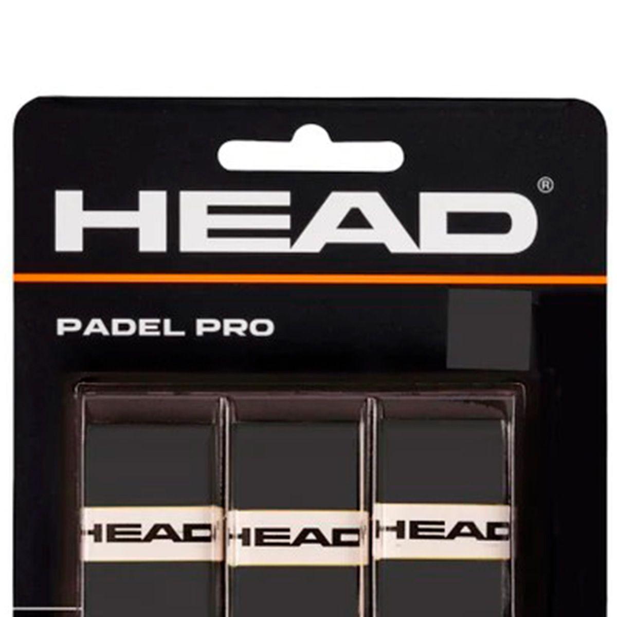 Pack Grips Tenis Head Padel Pro Negro-1