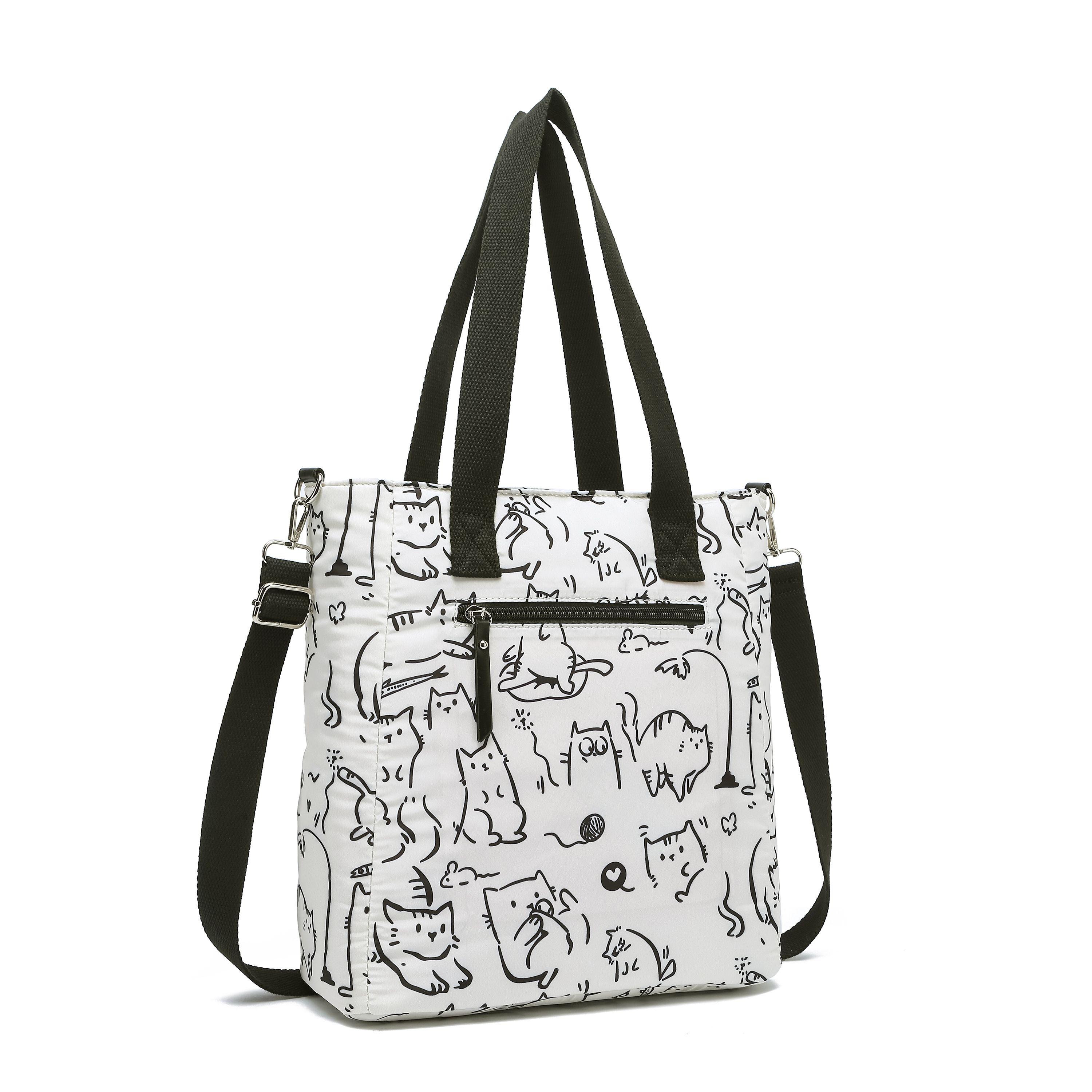 Bolso Sei Gatitos Blanco-1