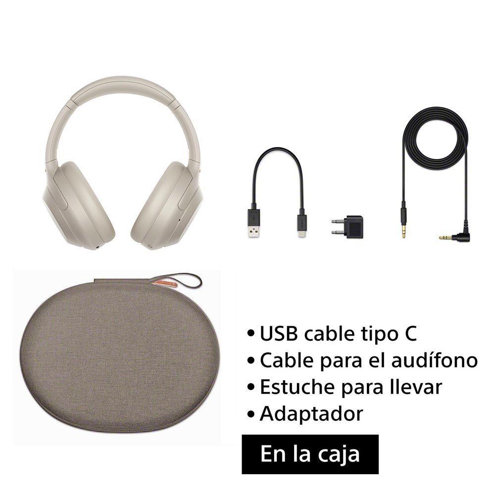Audífonos Inalámbricos Noise Cancelling WH-1000XM4 Plata-4