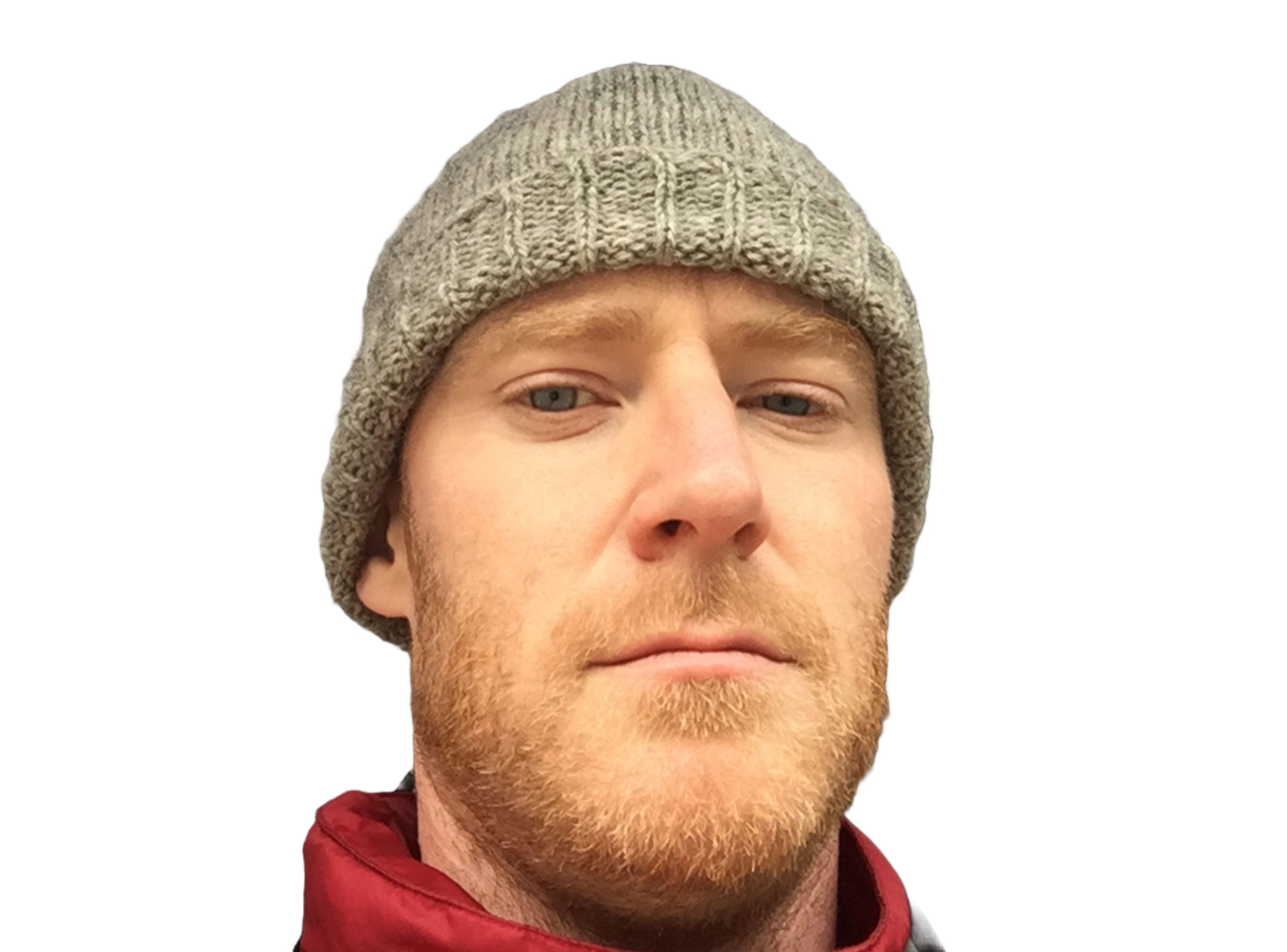 Gorro Beanie Fisherman Plomo De Lana Alpaca Chilena 100%-4