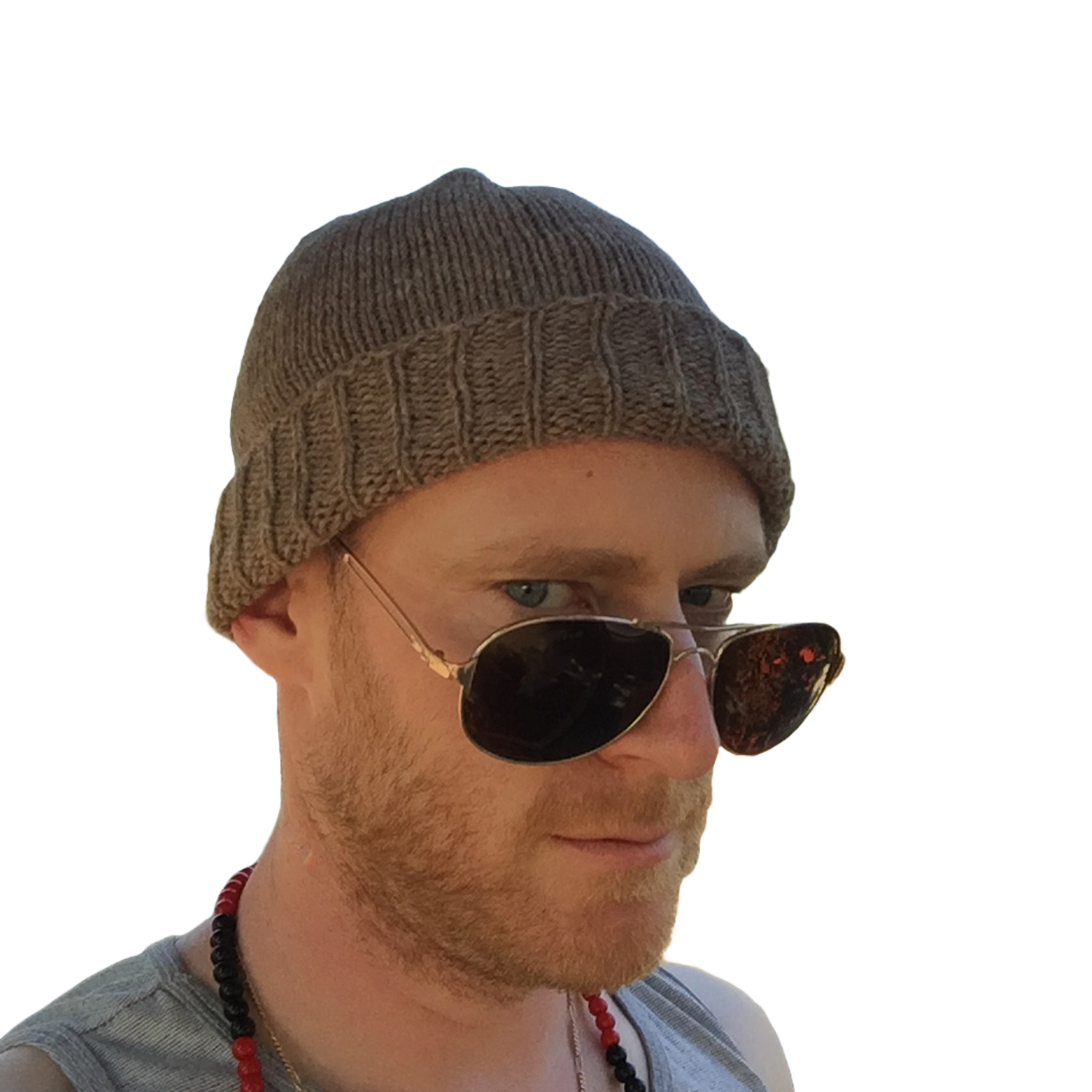 Gorro Beanie Fisherman Vicuña De Lana Alpaca Chilena 100%-2