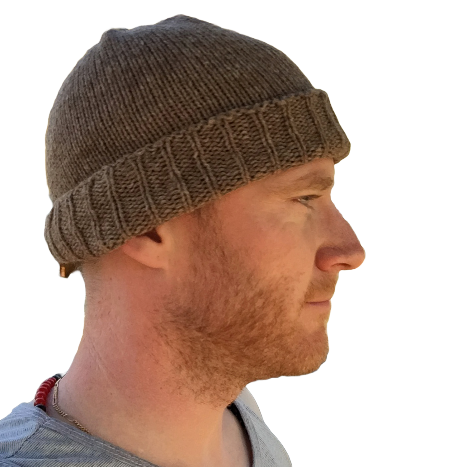 Gorro Beanie Fisherman Vicuña De Lana Alpaca Chilena 100%-3