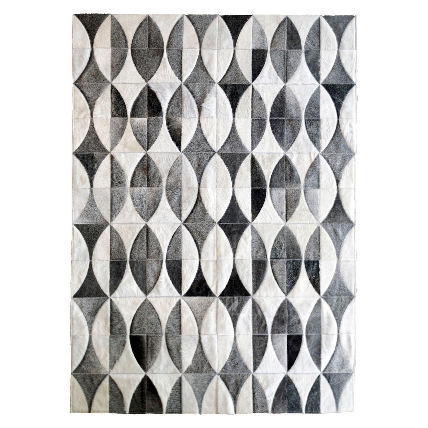 Alfombra Cuero Moo 160x220 cm Mod Nelore-0