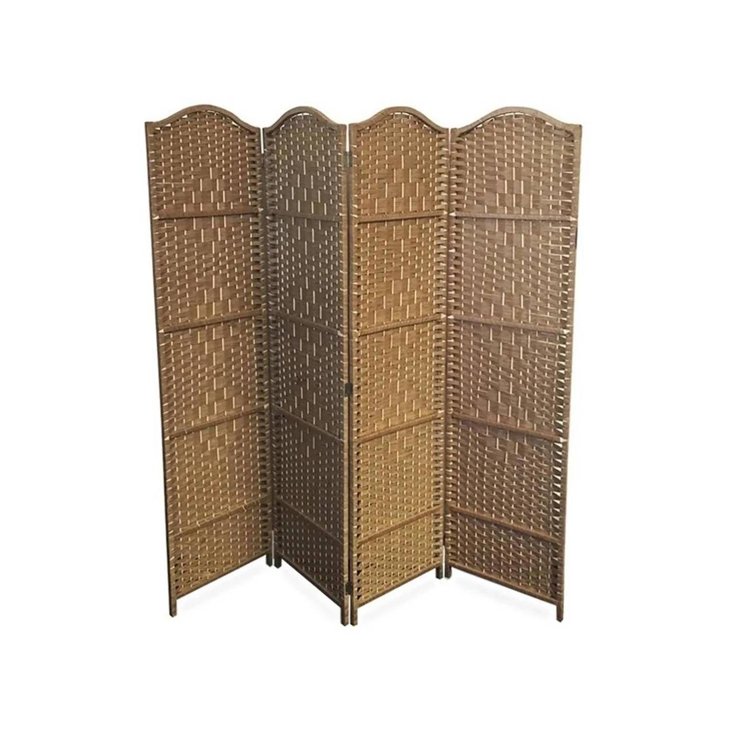 Biombo 4 Cuerpos Light Brown - S0709LB-0