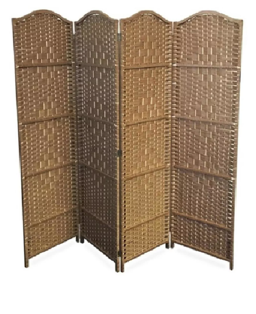Biombo 4 Cuerpos Light Brown - S0709LB-1