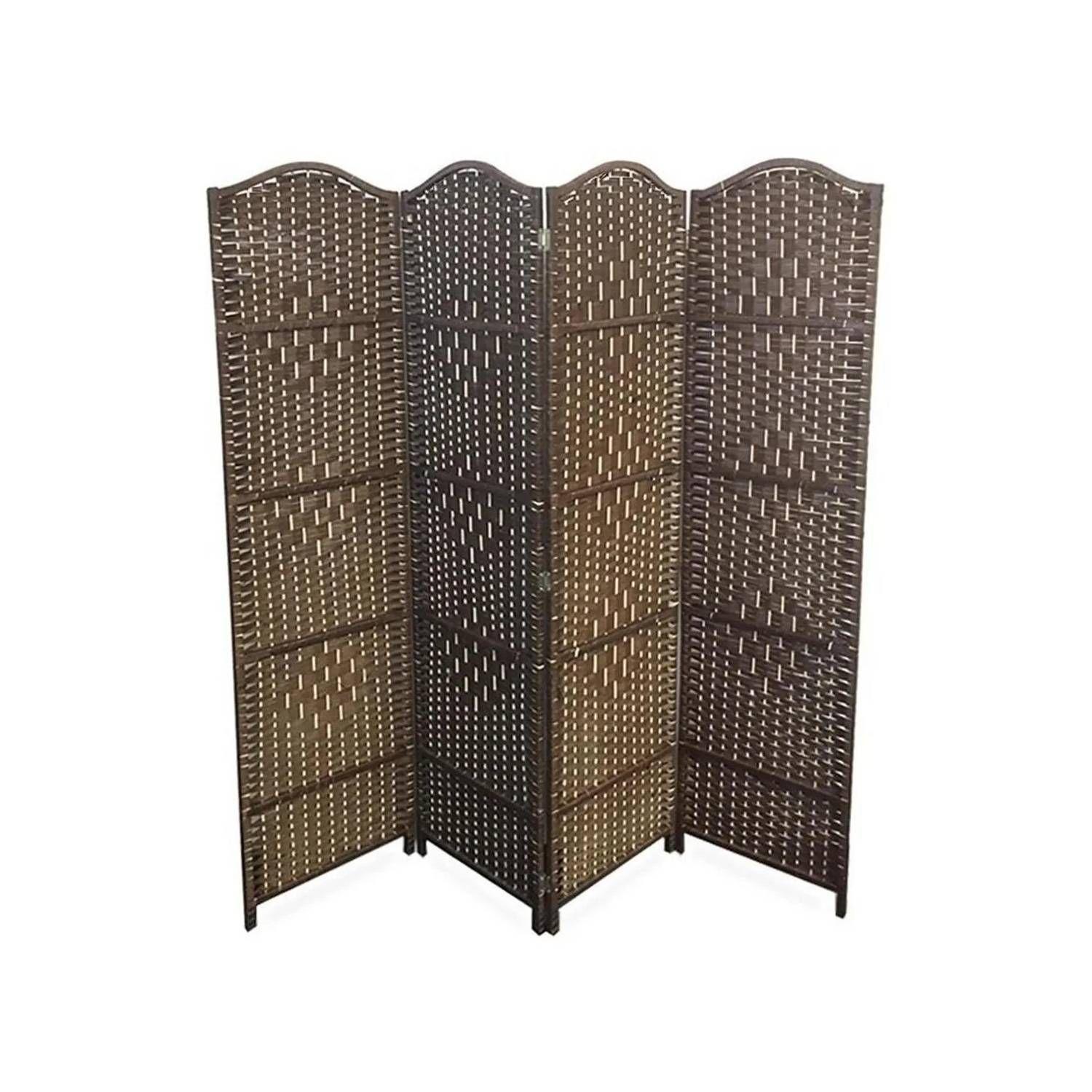 Biombo 4 Cuerpos Dark Brown - S0709DB-0