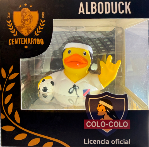 AlboDuck Pato de Hule Centenario de Colo Colo-5