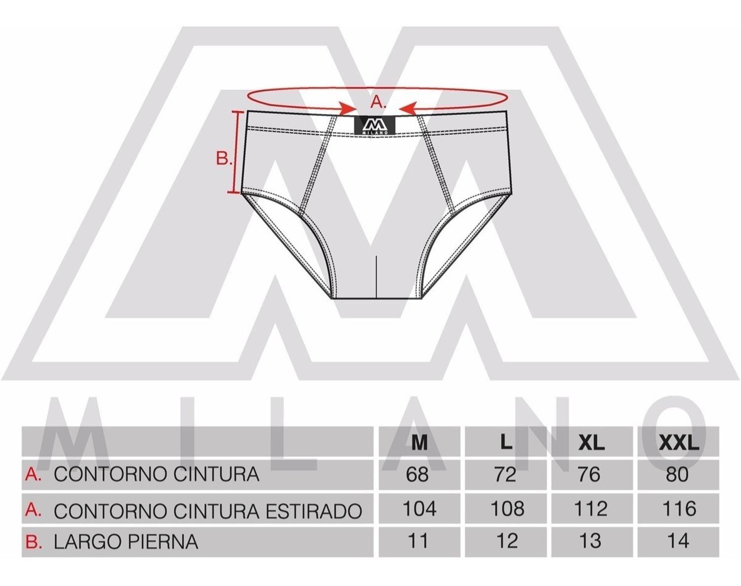 Slip Calzoncillo Milano 6 Pack-2