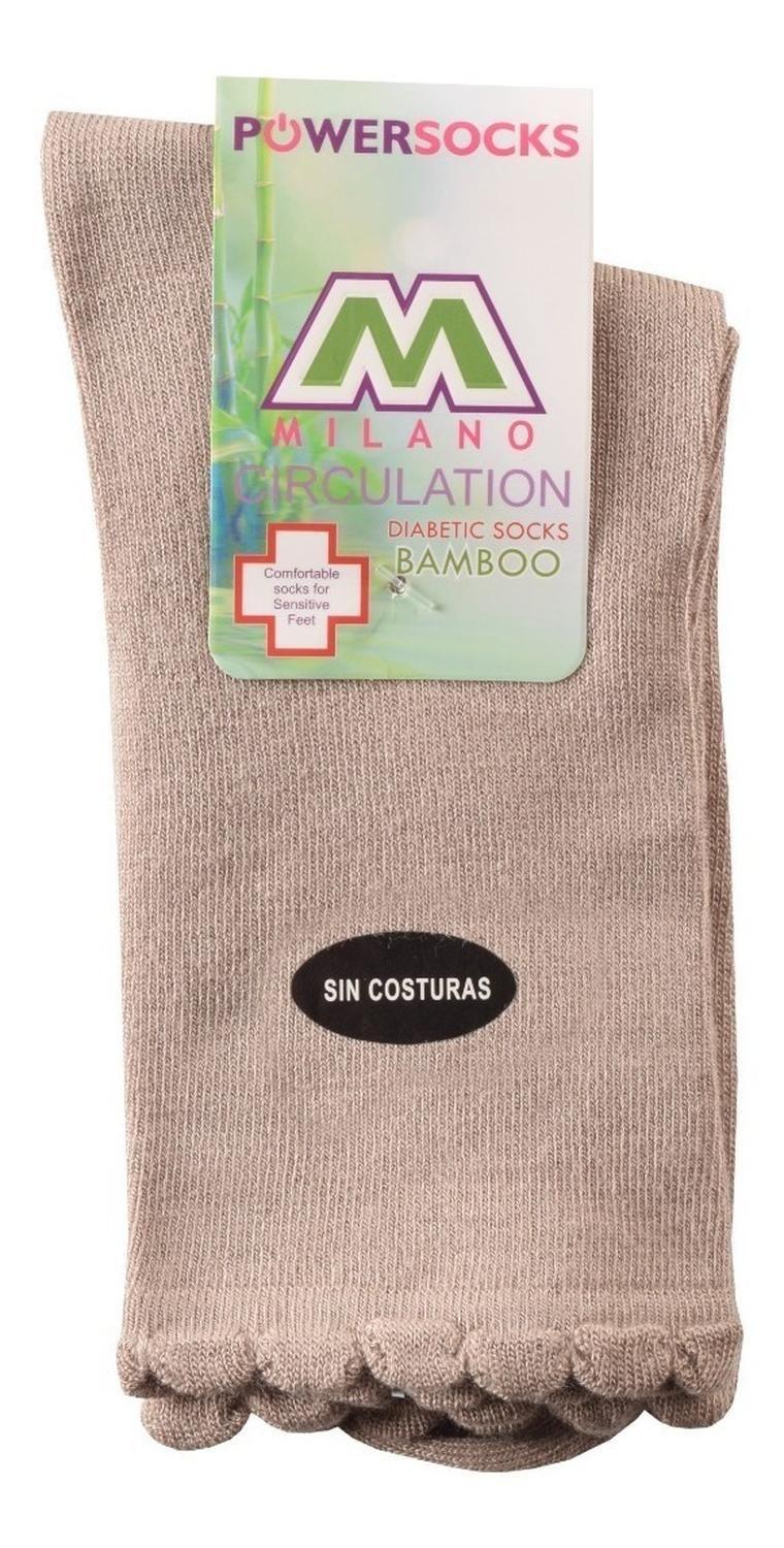 Calcetín Mujer Bambú Diabético Sin Costuras 12 Pares-7