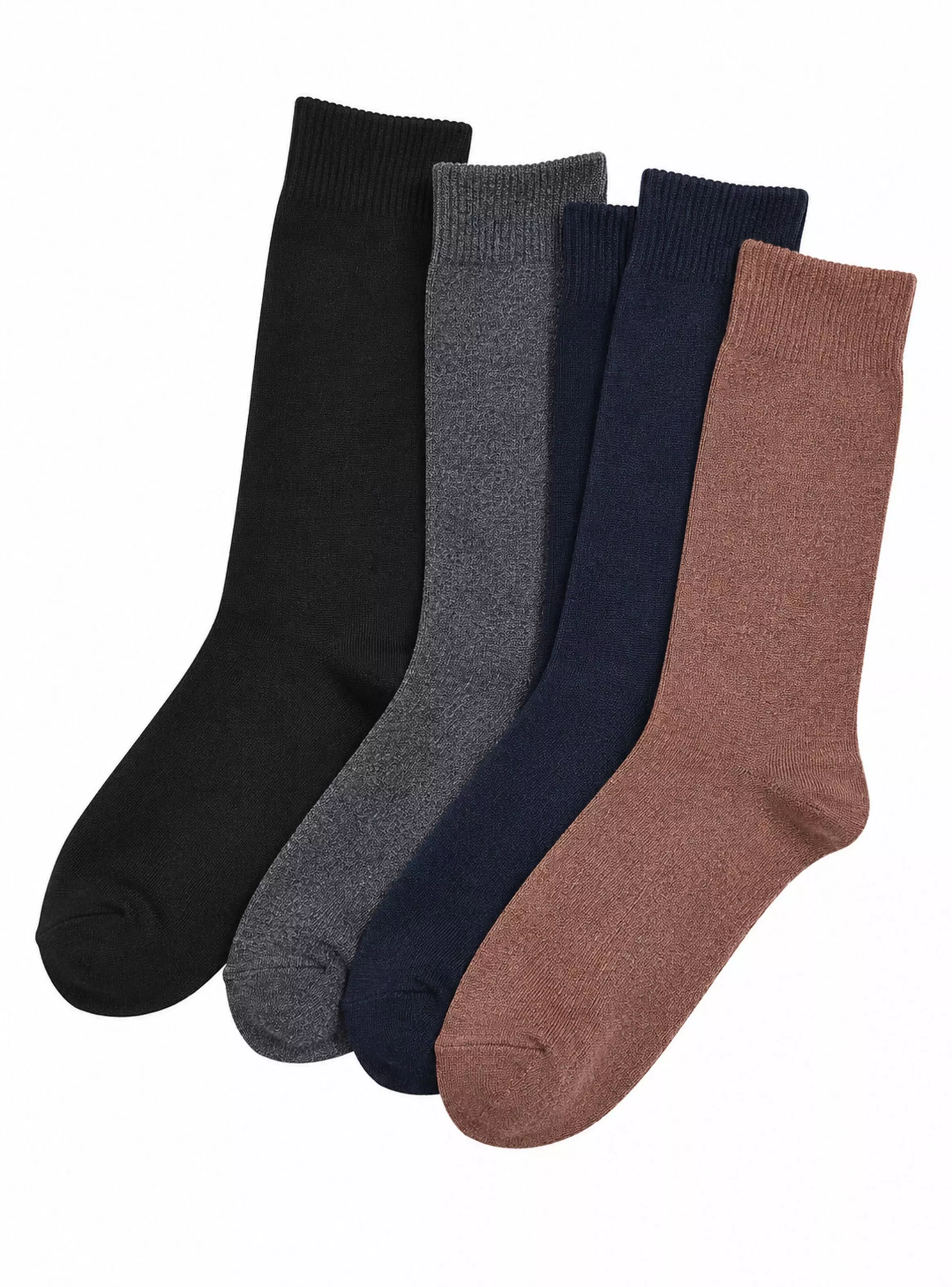 Calcetín Diabético Hombre Sin Costura Algodón 6 Pares-1